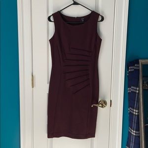 Maroon/Burgundy Business Casual Dress